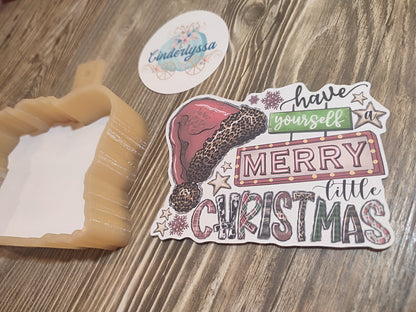 Have Yourself a Merry Little Christmas with Santa Hat Cardstock Silicone Mold, Aroma Bead Molds