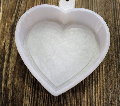 Heart with Edge: Crystal, Floral, Wooden, Magic, Mandala, Western, Dark & Stained Glass Cardstock Silicone Mold, Aroma Bead Molds