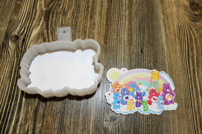 Care Bears Group Cardstock Silicone Mold, Aroma Bead Molds, Premium Cardstock Images