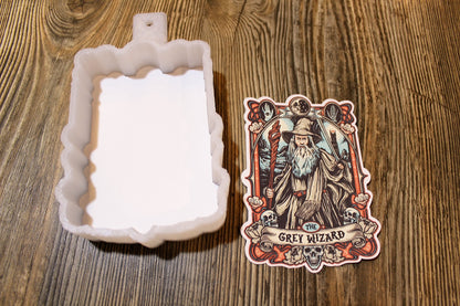 80's Movies Frame Cardstock Silicone Mold, Aroma Bead Molds, Premium Cardstock Images