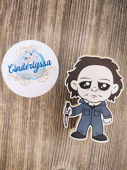 Michael Myers/Halloween/Horror Movie Cardstock Silicone Mold, Aroma Bead Molds