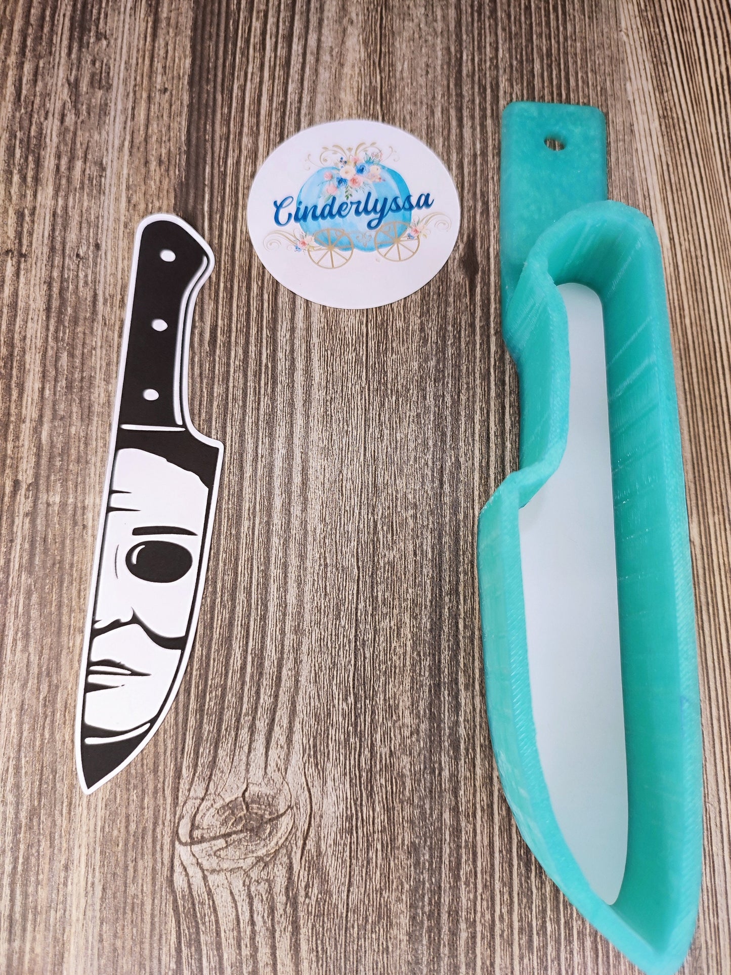 Michael Myers Knife: Halloween Killer Horror Cardstock Silicone Mold, Aroma Bead Molds, Premium Cardstock Images