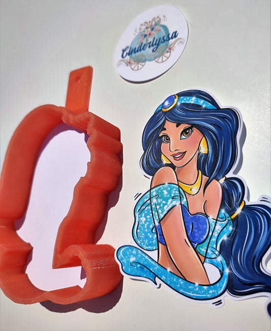 Princess Jasmine: Aladdin, Sultan of Agrabah, Rajah, Jafar Cardstock Silicone Mold, Aroma Bead Molds, Premium Cardstock Images