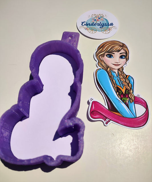 Princess Anna: Arendelle, Kristoff, Olaf,Sven, Ice Palace,Elsa Cardstock Silicone Mold, Aroma Bead Molds, Premium Cardstock Images