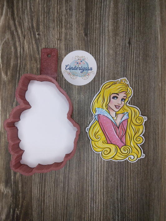 Princess Aurora: Cardstock Silicone Mold, Aroma Bead Molds, Premium Cardstock Images
