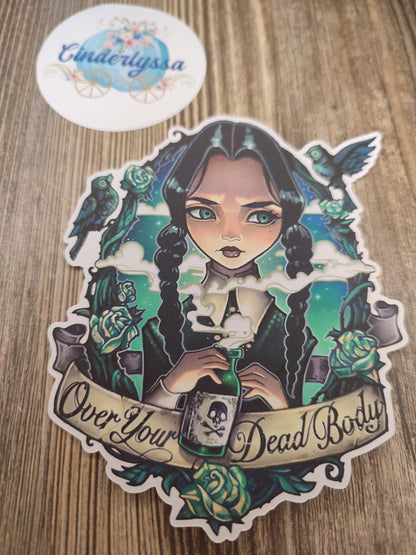 Wed - Over Your Dead Body Silicone Mold, Aroma Bead Molds, Car Freshener Mold, Premium Cardstock Images