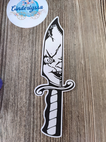 Chucky Doll Knife: Killer Horror Cardstock Silicone Mold, Aroma Bead Molds, Premium Cardstock Images