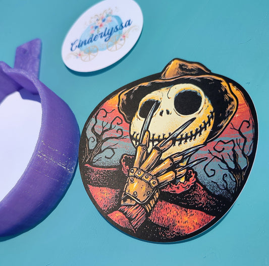 Nightmare Before Freddy Cardstock Silicone Mold, Aroma Bead Molds, Premium Cardstock Images