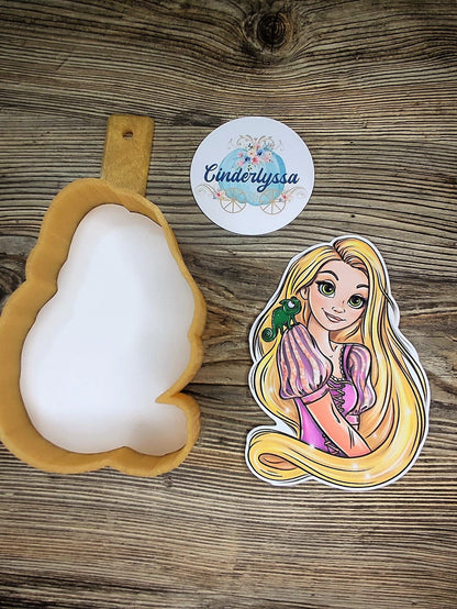 Princess Rapunzel: Golden Hair, Floating Lights, Flynn Rider Cardstock Silicone Mold, Aroma Bead Molds, Premium Cardstock Images