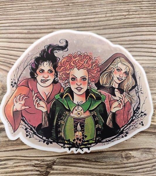 Hocus Pocus Sisters: I Put a Spell on You Cardstock Silicone Mold, Aroma Bead Molds, Premium Cardstock Images