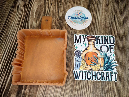 My Kind Of Witchcraft: Tequila, Lime, Shots, Salt Life Cardstock Silicone Mold, Aroma Bead Molds, Premium Cardstock Images