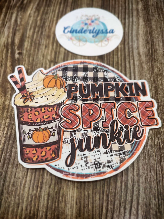 Pumpkin Spice Junkie Coffee, Fall, Pumpkin Patch, Halloween Cardstock Silicone Mold, Aroma Bead Molds, Premium Cardstock Images