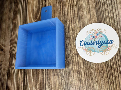 Square Cardstock/Picture With Beveled Edge Silicone Mold, Aroma Bead Molds, Car Freshener Mold