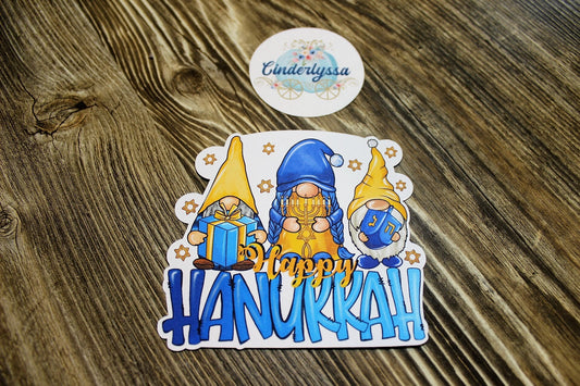 Happy Hanukkah Gnome Silicone Mold, Aroma Bead Molds, Car Freshener Mold