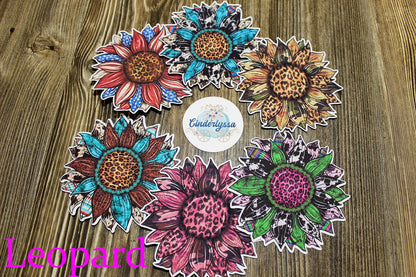 Sunflowers Style 1: Fruit, Tie Dye, Leopard, Plaid, animal Silicone Mold, Aroma Bead Molds, Car Freshener Mold, Premium Cardstock Images