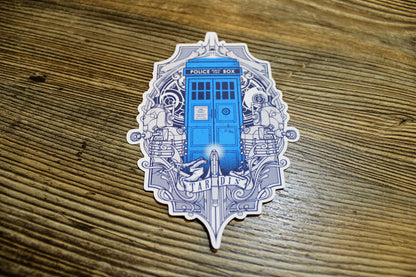 Doctor Who Tardis, Dr Who Police Box Time Machine Silicone Mold, Aroma Bead Molds, Car Freshener Mold, Premium Cardstock Images