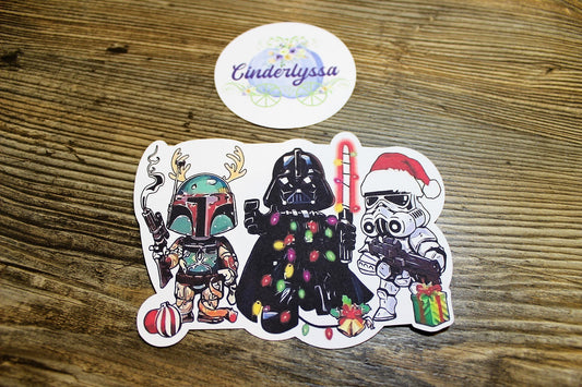 Star Wars Christmas Darth Vader The Mandalorian Storm Trooper Silicone Mold, Aroma Bead Molds, Car Freshener Mold, Premium Cardstock Images