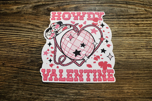 Disco Ball: Howdy Valentine with Cowboy hat and Rope Silicone Mold, Aroma Bead Molds, Car Freshener Mold