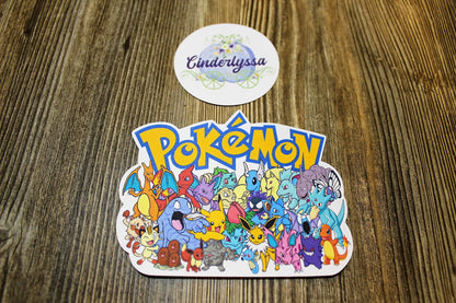 Pokemon Group Silicone Mold, Aroma Bead Molds, Car Freshener Mold