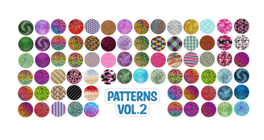 3 inch Round Patterns Vol. 2 Cardstock for freshies: Silicone Mold, for Aroma Bead Molds, Car Freshener, Premium Cardstock Images