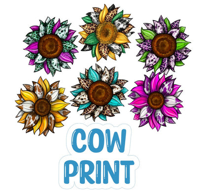 Sunflowers: Style 2 Western, Leopard, Plaid, Fall Season Silicone Mold, Aroma Bead Molds, Car Freshener Mold, Premium Cardstock Images