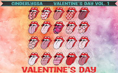 Rolling Stones Tongue Multiple Image Choices Silicone Mold, Aroma Bead Molds, Car Freshener Mold, Premium Cardstock Images