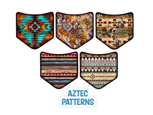 Jean Pocket: Aztec Patterns Image Inserts for Silicone Mold, Aroma Bead Molds, Car Freshener Mold