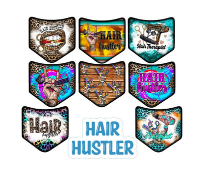 Jean Pocket: Hair Hustler Image Inserts for Silicone Mold, Aroma Bead Molds, Car Freshener Mold