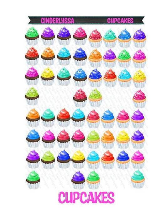 Cupcakes with Sprinkles or without Sprinkles Silicone Mold, Aroma Bead Molds, Car Freshener Mold, Premium Thick Cardstock