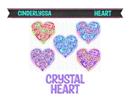 Heart with Edge: Crystal, Floral, Wooden, Magic, Mandala, Western, Dark & Stained Glass Silicone Mold, Aroma Bead Molds, Car Freshener Mold