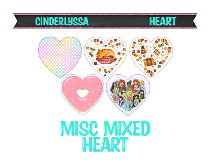 Heart with Edge: Crystal, Floral, Wooden, Magic, Mandala, Western, Dark & Stained Glass Silicone Mold, Aroma Bead Molds, Car Freshener Mold