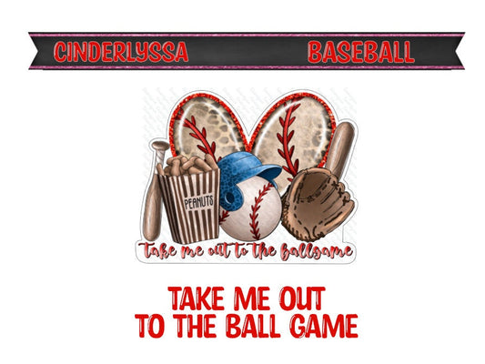 Take me out to the Ball Game Silicone Mold, Aroma Bead Molds, Car Freshener Mold, Premium Cardstock Images