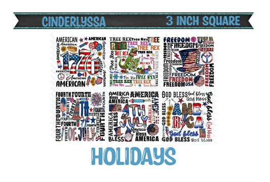 3 inch Square: Holidays Theme Cardstock/Picture With Beveled Edge Silicone Mold, Aroma Bead Molds, Car Freshener Mold