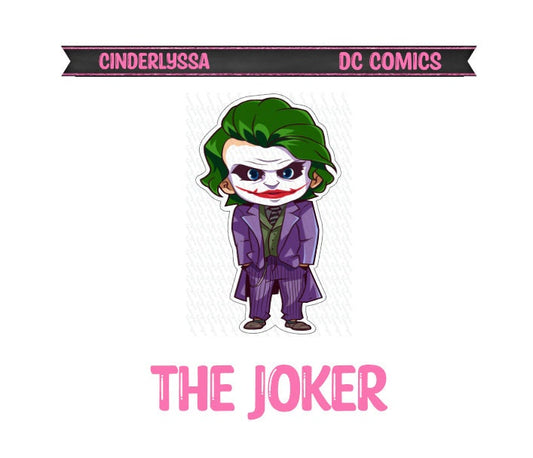 The Joker Silicone Mold, Aroma Bead Molds, Car Freshener Mold, Premium Cardstock Images