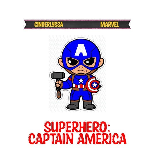 Captain America: Superhero Silicone Mold, Aroma Bead Molds, Car Freshener Mold, Premium Cardstock Images