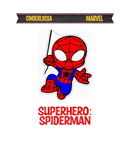 Spiderman: Superhero Silicone Mold, Aroma Bead Molds, Car Freshener Mold, Premium Cardstock Images