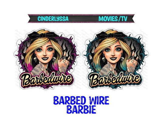 Barbed Wire Barbie Silicone Mold, Aroma Bead Molds, Car Freshener Mold, Premium Cardstock Images