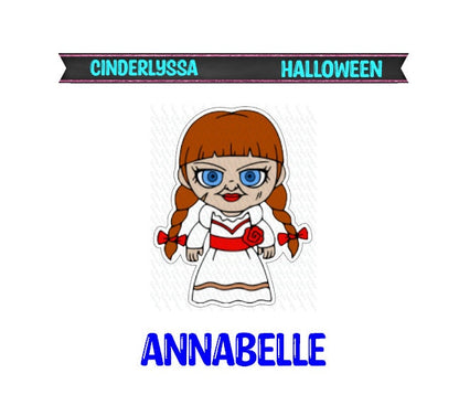 Annabelle: Porcelain Doll Paranormal Activity Horror Movie Inspired Silicone Mold, Aroma Bead Molds, Car Freshener Mold