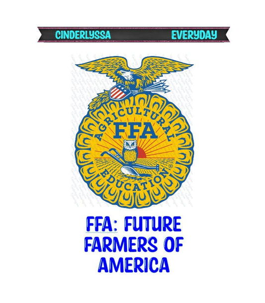 FFA: Future Farmers of America Silicone Mold, Aroma Bead Molds, Car Freshener Mold, Premium Cardstock Images