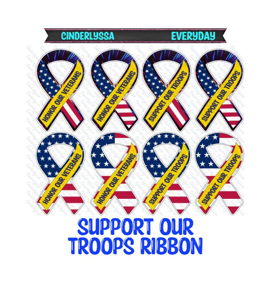 Support our Troops/Honor our Veterans Multiple Designs for Silicone Mold, Aroma Bead Molds, Car Freshener Mold, Premium Cardstock Images