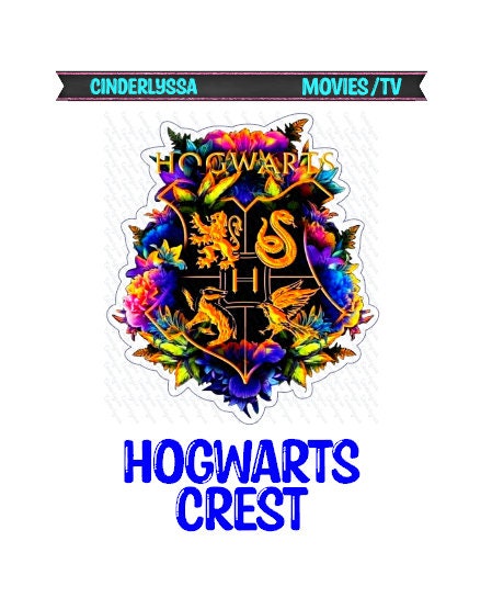 Hogwarts Crest: Muggle, Movie Inspired Silicone Mold, Aroma Bead Molds, Car Freshener Mold, Premium Cardstock Images