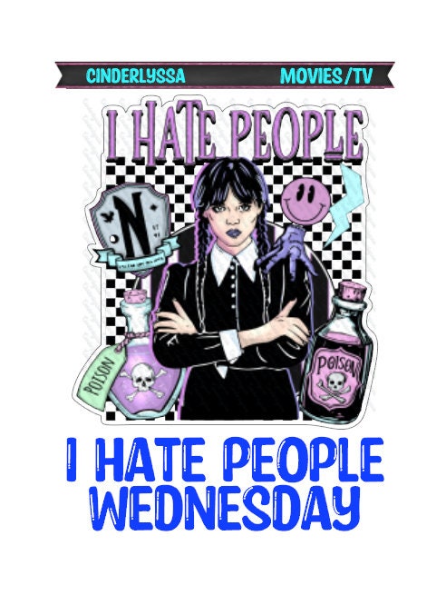 I hate People Wed. - Goth Girl with Poison, Nevermore, Smiley Silicone Mold, Aroma Bead Molds, Car Freshener Mold, Premium Cardstock Images