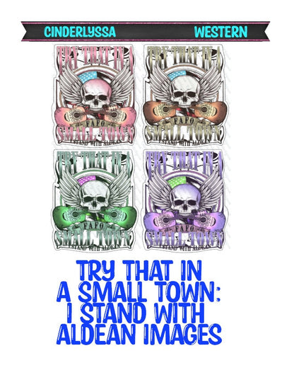 Try that in a Small Town: I Stand with Aldean with Leopard Silicone Mold, Aroma Bead Molds, Car Freshener Mold, Premium Cardstock Images