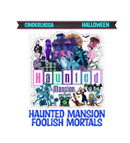 Haunted Mansion Foolish Mortals Silicone Mold, Aroma Bead Molds, Car Freshener Mold, Premium Cardstock Images