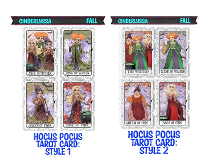 HP Tarot Card: Sisters, Witches, Single Card Movie Inspired Silicone Mold, Aroma Bead Molds, Car Freshener Mold, Premium Cardstock Images