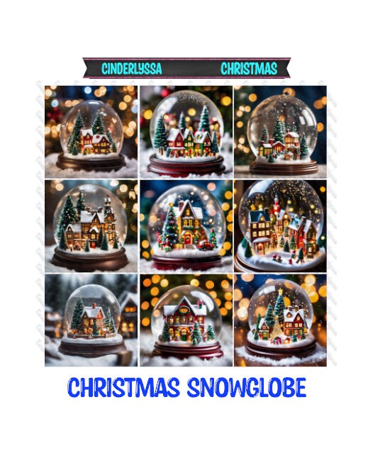 3 inch Square: Christmas Snowglobe Theme Cardstock/Picture With Beveled Edge Silicone Mold, Aroma Bead Molds, Car Freshener Mold, Freshie