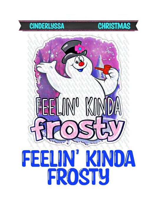 Feelin' Kinda Frosty - Snowman, Pipe, Button nose Movie Inspired Silicone Mold, Aroma Bead Molds,Car Freshener Mold,Premium Cardstock Images