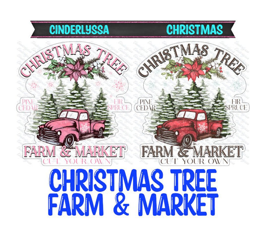 Christmas Tree Farm & Market: Red and Pink Truck Silicone Mold, Aroma Bead Molds, Car Freshener Mold, Premium Cardstock Images, Car Freshies