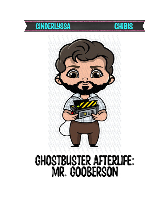 Ghostbuster Afterlife: Mr. Gooberson Chibi Silicone Mold, Aroma Bead Molds, Car Freshener Mold, Premium Cardstock Images