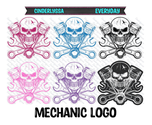 Mechanic Logo Silicone Mold, Aroma Bead Molds, Car Freshener Mold, Premium Cardstock Images